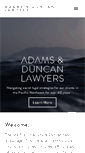 Mobile Screenshot of adamslawyers.com